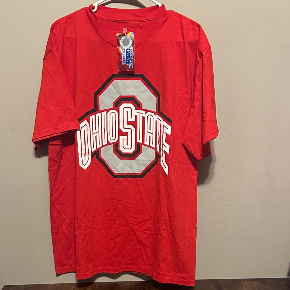 Ohio State Red Short Sleeve Tee
